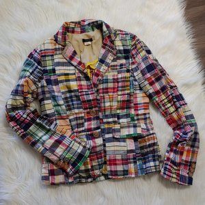 J. Crew Patchwork Blazer